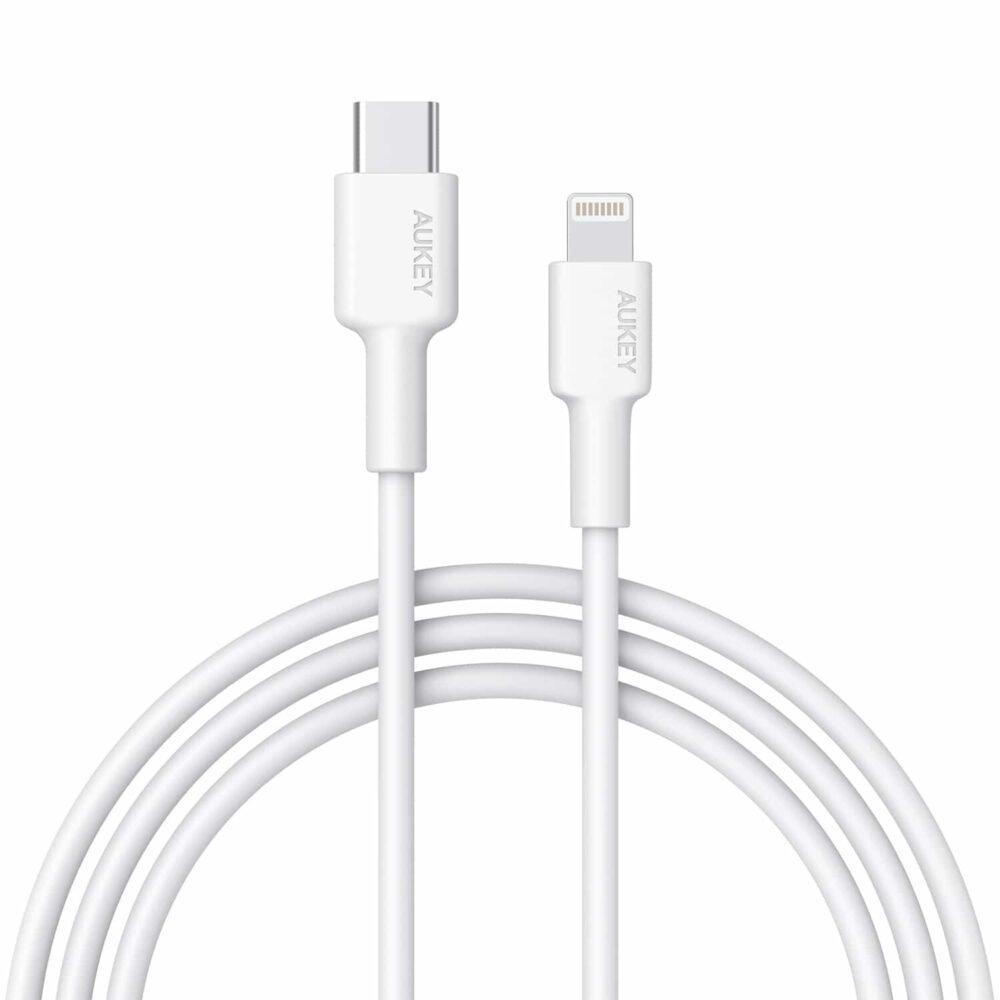 Cable de 1 metro TPE MFi Lightning a USB-C - AUKEY