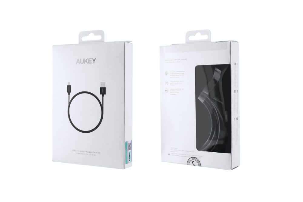Cable de 2 metros PVC Micro-USB a USB-A - AUKEY - Imagen 4