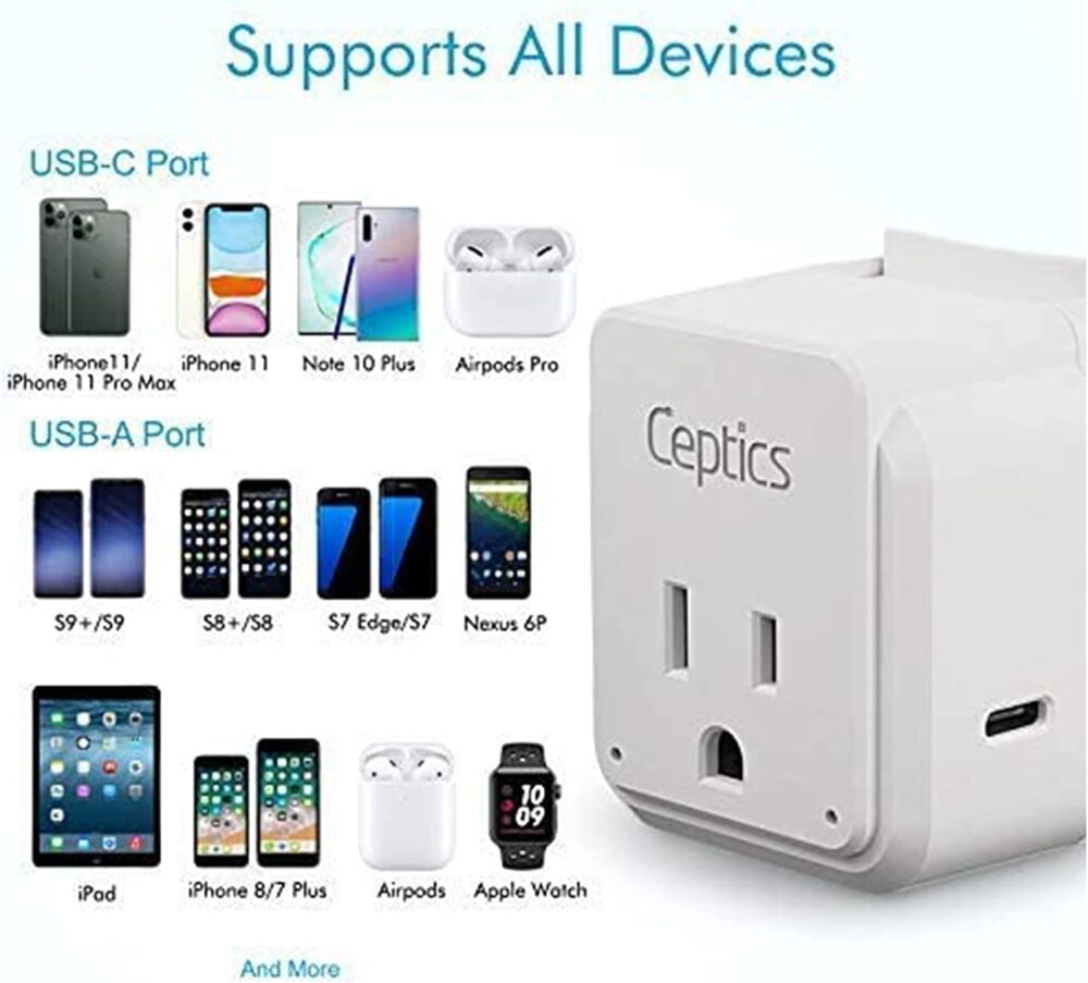 Cargador de Viaje Universal Modular de 38W - CEPTICS - Imagen 4