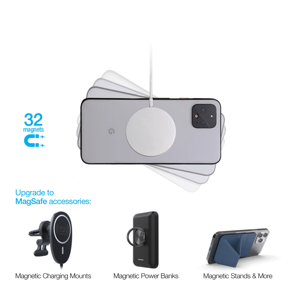 Anillo adaptador magnético MagSafe para celulares - NAZTECH - Imagen 6